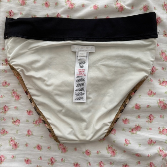 Burberry Tan and Black Plaid Bikini - Picture 8 of 11